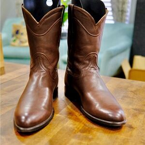 Tecovas The Earl Men's Western Brown Leather Boots Size 11D